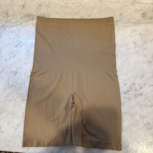 Soma Seamless‎ High Waist Thigh Shaper Panties Beige Smoothing M/L